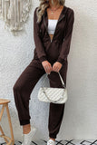 WOMEN ELASTIC HIGH WAIST ZIP UP LONG JUMPSUIT