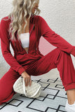 WOMEN ELASTIC HIGH WAIST ZIP UP LONG JUMPSUIT