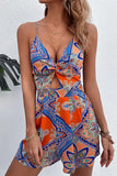 BOHEMIAN PATTERN STRAP SEXY ROMPER - Doublju