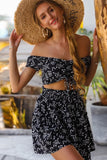 BEACH STYLE SEXY CROP TOP SKIRT SUIT SET - Doublju