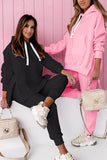 WOMEN OVERSIZED HOODIE PULLOVER AND PANTS SET