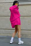 WOMEN OVERSIZED LOOSE FIT SHIRTS AND SHORTS SET
