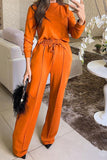 WOMEN CASUAL LONG SLEEVE TOP AND PANTS SET