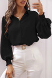 DOT LUFFLE LONG SLEEVE COLLAR SHIRTS - Doublju