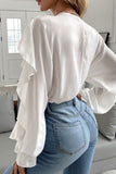 WOMEN SEXY DEEP V-NECK RUFFLED LONG SLEEVED TOP
100% POLYESTER
SIZE S(2)-M(2)-L(2)-XL(2)
MADE IN CHINA