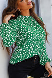 WOME HIGH NECK ANIMAL PRINT RIBBED SLEEVE BLOUSE
100% POLYESTER
SIZE S-M-L
MADE IN CHINA
