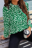 WOME HIGH NECK ANIMAL PRINT RIBBED SLEEVE BLOUSE
100% POLYESTER
SIZE S-M-L
MADE IN CHINA