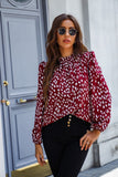 WOME HIGH NECK ANIMAL PRINT RIBBED SLEEVE BLOUSE
100% POLYESTER
SIZE S-M-L
MADE IN CHINA