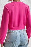 WOMEN CREWNECK SHORT LENGTH JUMPER TOP