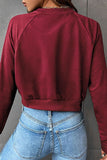 WOMEN CREWNECK SHORT LENGTH JUMPER TOP