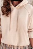 WOMEN OVERSIZED LONG SLEEVE DRAWSTRING HOODIE