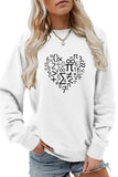 WOMEN HEART PRINTING LONG SLEEVE LOOSE T SHIRT