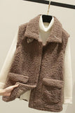 ALL MATCH WAISTCOAT PLUSH WARM VEST JACKET - Doublju