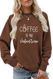 WOMEN LETTERING PRINT PULLOVER ROUND NECK TEE