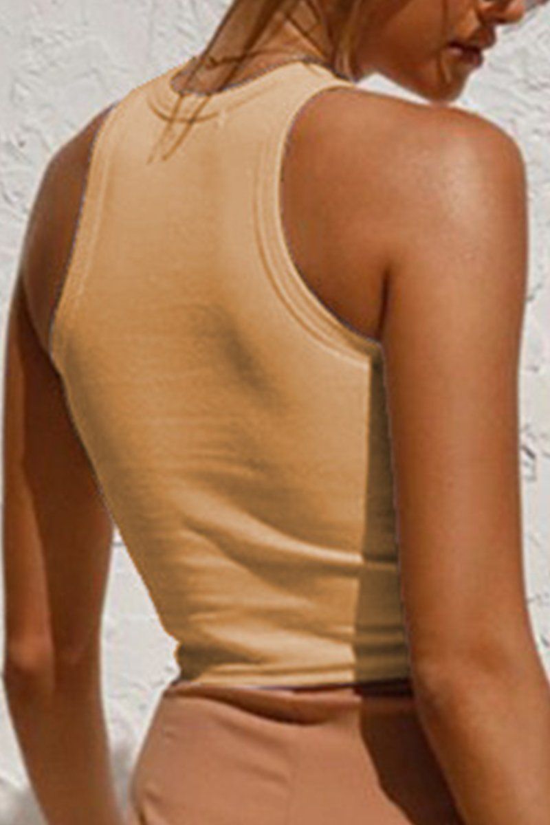 WOMEN BASIC RIBBED TANK TOP