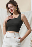 SQURE NECK SLEEVELESS SHORT CROP TOP