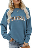 WOMEN HALLOWEEN MAMA PRINTING LONG SLEEVE TEE