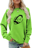 WOMEN FOOTBALL GAME DAY PRINT LONG SLEEVE TEE