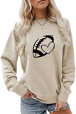 WOMEN FOOTBALL GAME DAY PRINT LONG SLEEVE TEE