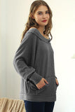 BOAT NECK POCKETED PULLOVER SWEATER KNIT TOP - Doublju