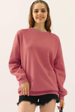 CREW NECK LONG SLEEVE PULLOVER TOPS SWEATSHIRT - Doublju