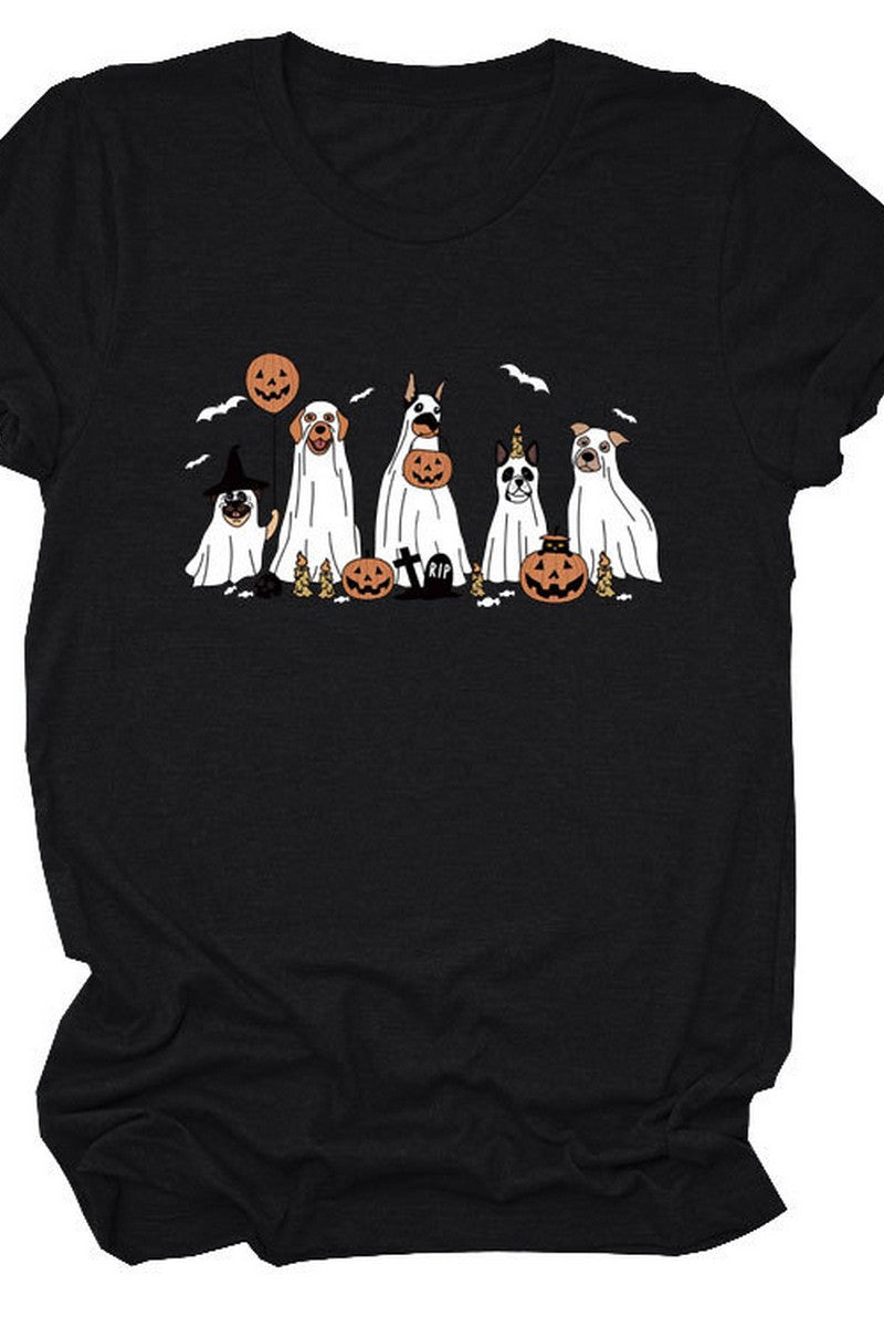 HALLOWEEN FUN CASUAL LOOSE TEE FOR WOMEN