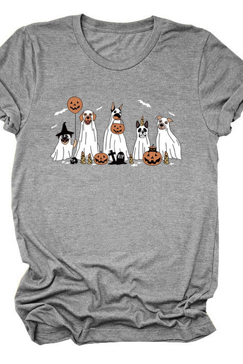 HALLOWEEN FUN CASUAL LOOSE TEE FOR WOMEN