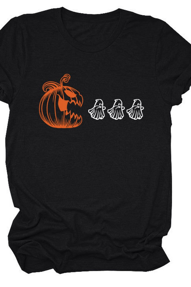 WOMEN HALLOWEEN PRINTING SHORT SLEEVE TEE T SHIRT