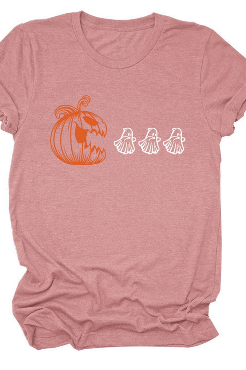 WOMEN HALLOWEEN PRINTING SHORT SLEEVE TEE T SHIRT