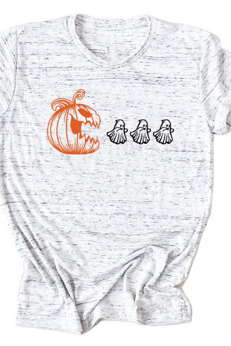 WOMEN HALLOWEEN PRINTING SHORT SLEEVE TEE T SHIRT