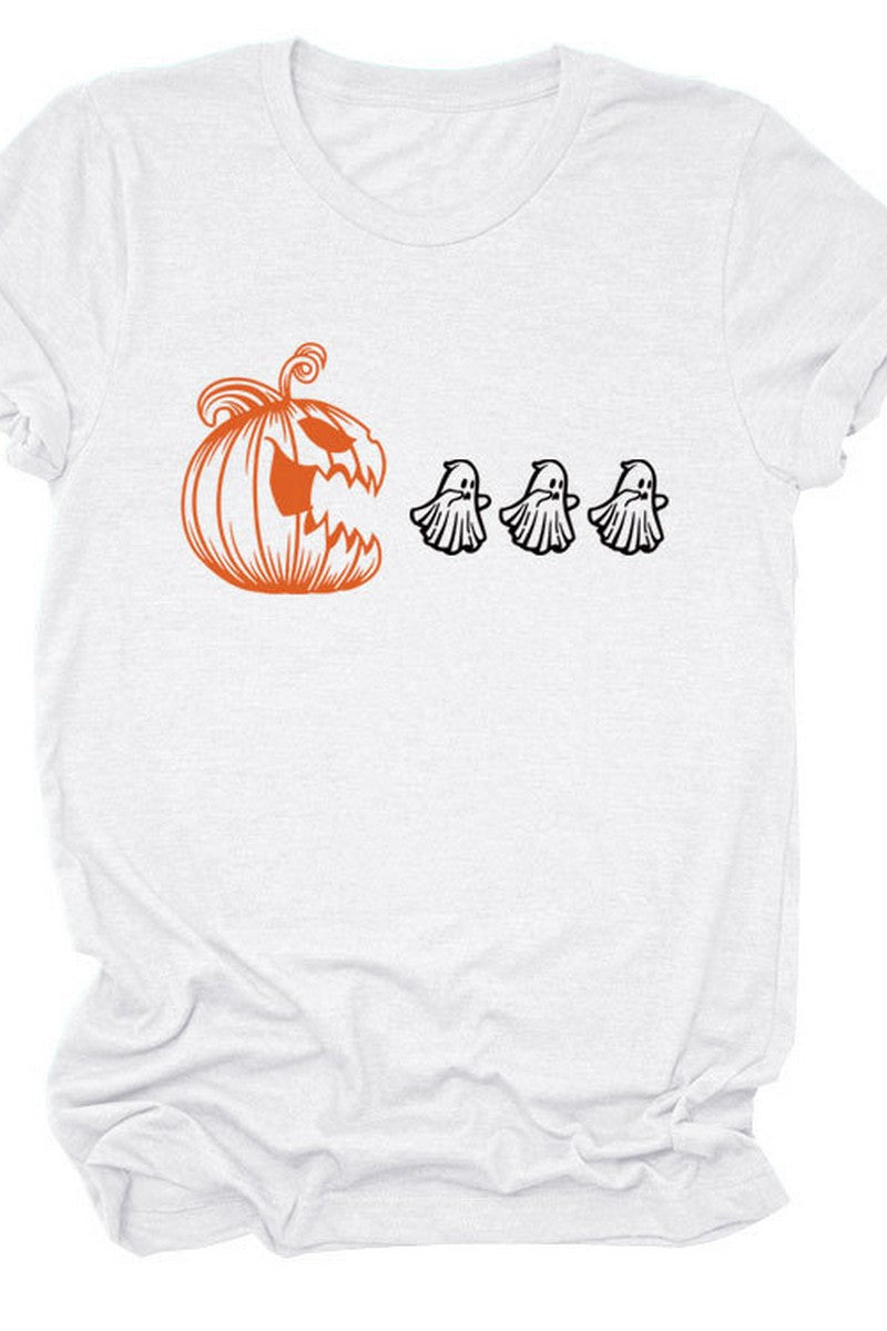 WOMEN HALLOWEEN PRINTING SHORT SLEEVE TEE T SHIRT