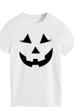 WOMEN LOOSE FIT HALLOWEEN PRINTING SHORT T SHIRT