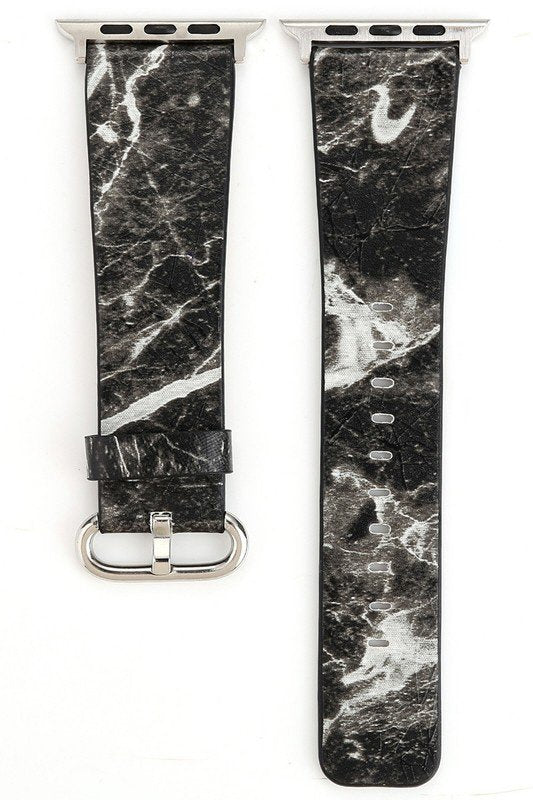 MARBLE PATTERN LEATHER BAND FOR APPLE WATCH