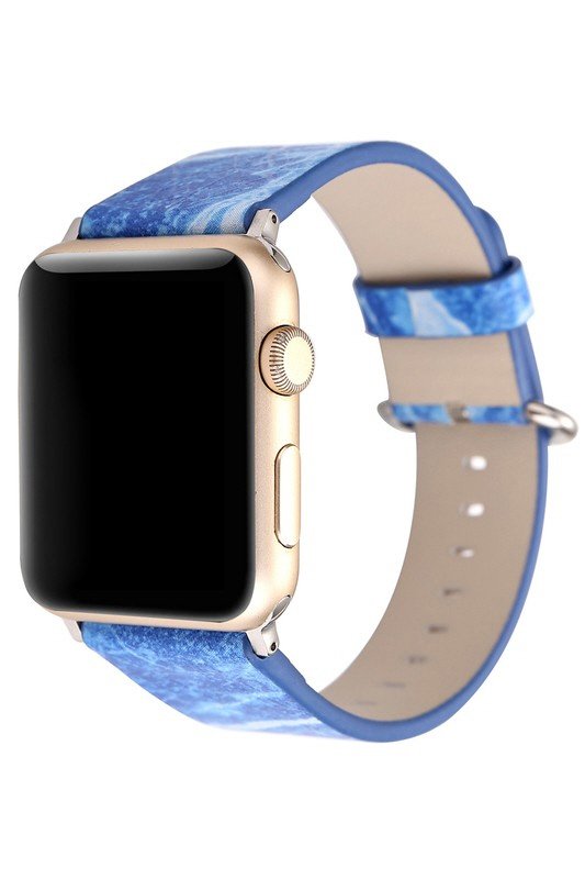 MARBLE PATTERN LEATHER BAND FOR APPLE WATCH