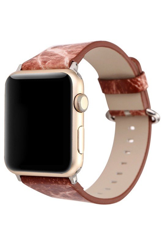 MARBLE PATTERN LEATHER BAND FOR APPLE WATCH