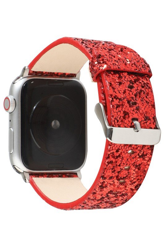 SPANGLE LEATHER BAND FOR APPLE WATCH