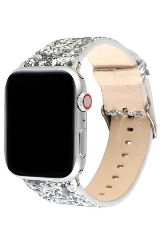 SPANGLE LEATHER BAND FOR APPLE WATCH