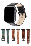 SNAKE PATTERN LEATHER BAND FOR APPLE WATCH