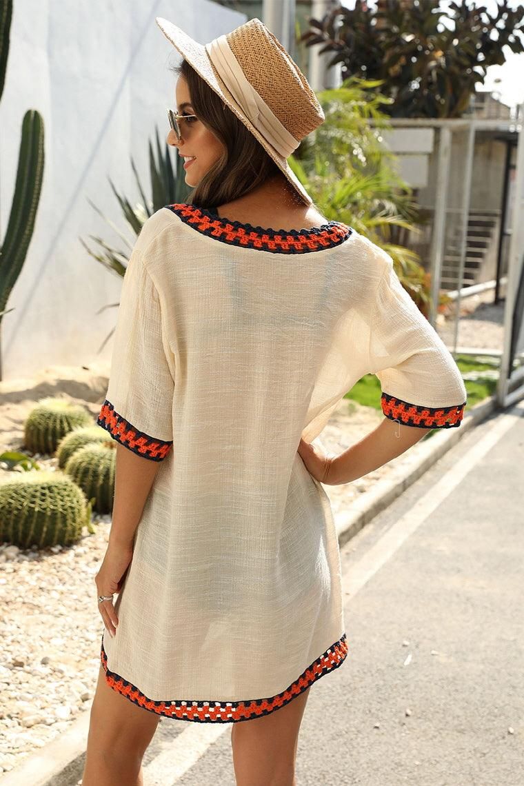 TUNIC BEACH DRESS - Doublju