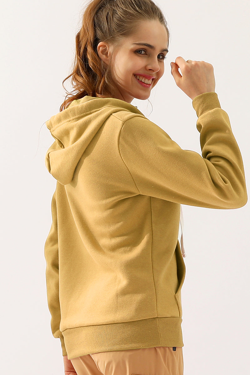 Lightweight Thin Zip-Up Hoodie Jacket for Women with Plus Size