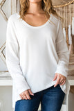 SOFT LOOSE FIT PULLOVER SWEATER KNIT TOP
