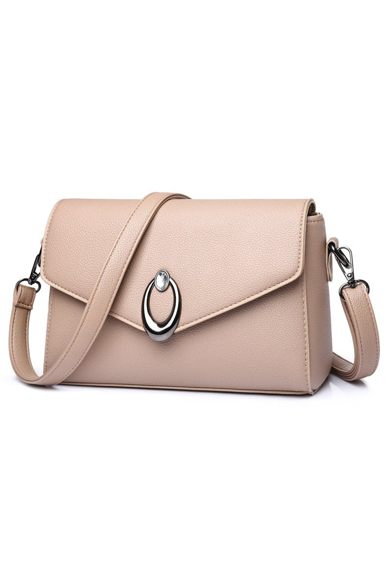 RETRO FASHION SOFT LEATHER MESSENGER BAG