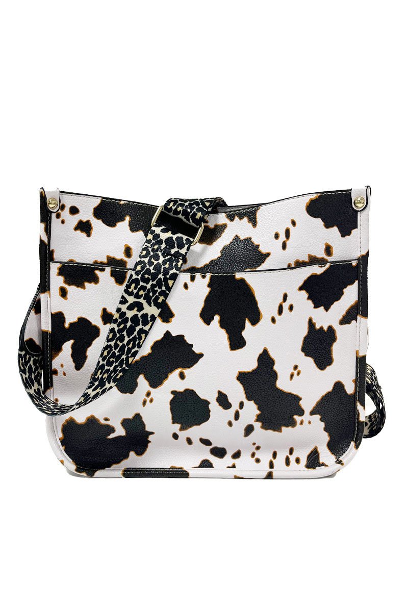 OVAL SHAPE CROSS MESSENGER BAG