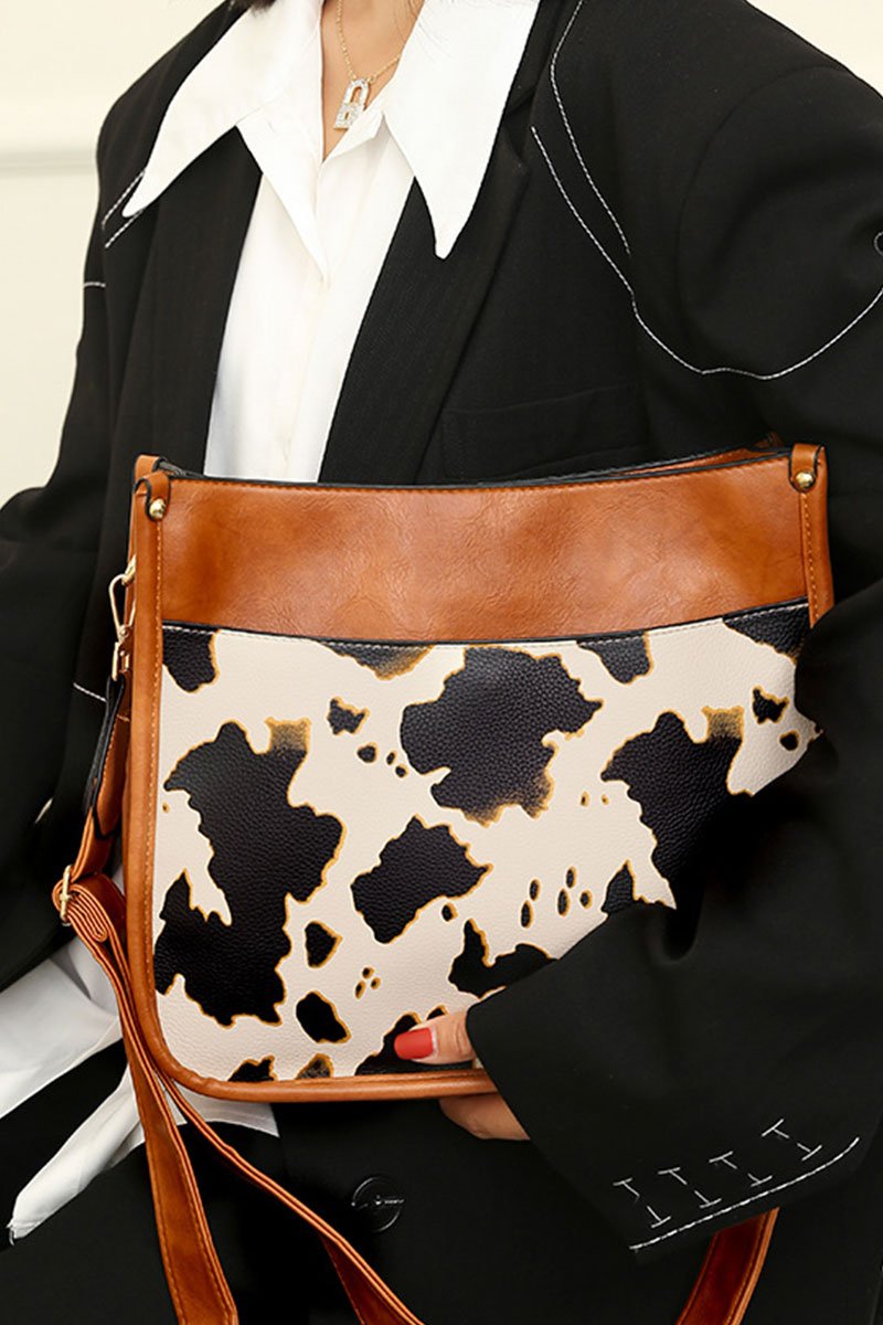 OVAL SHAPE CROSS MESSENGER BAG