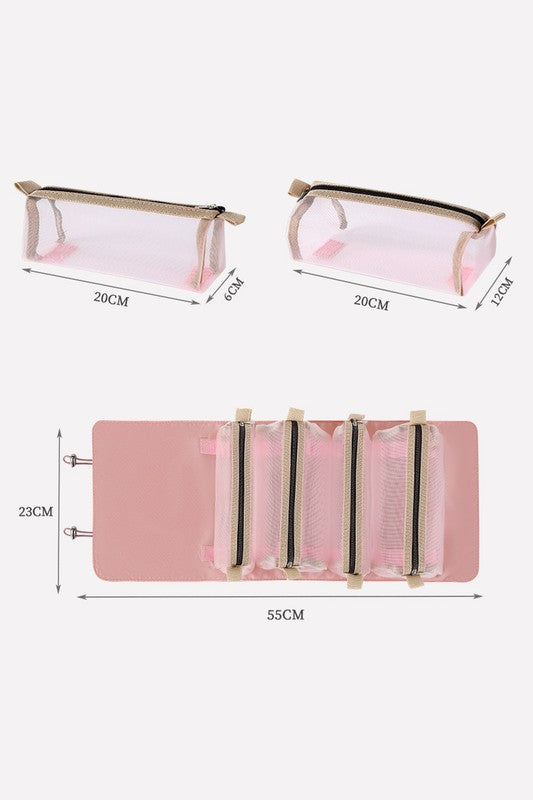 FOLDABLE PORTABLE MAKEUP ORGANIZER FOR TRAVEL