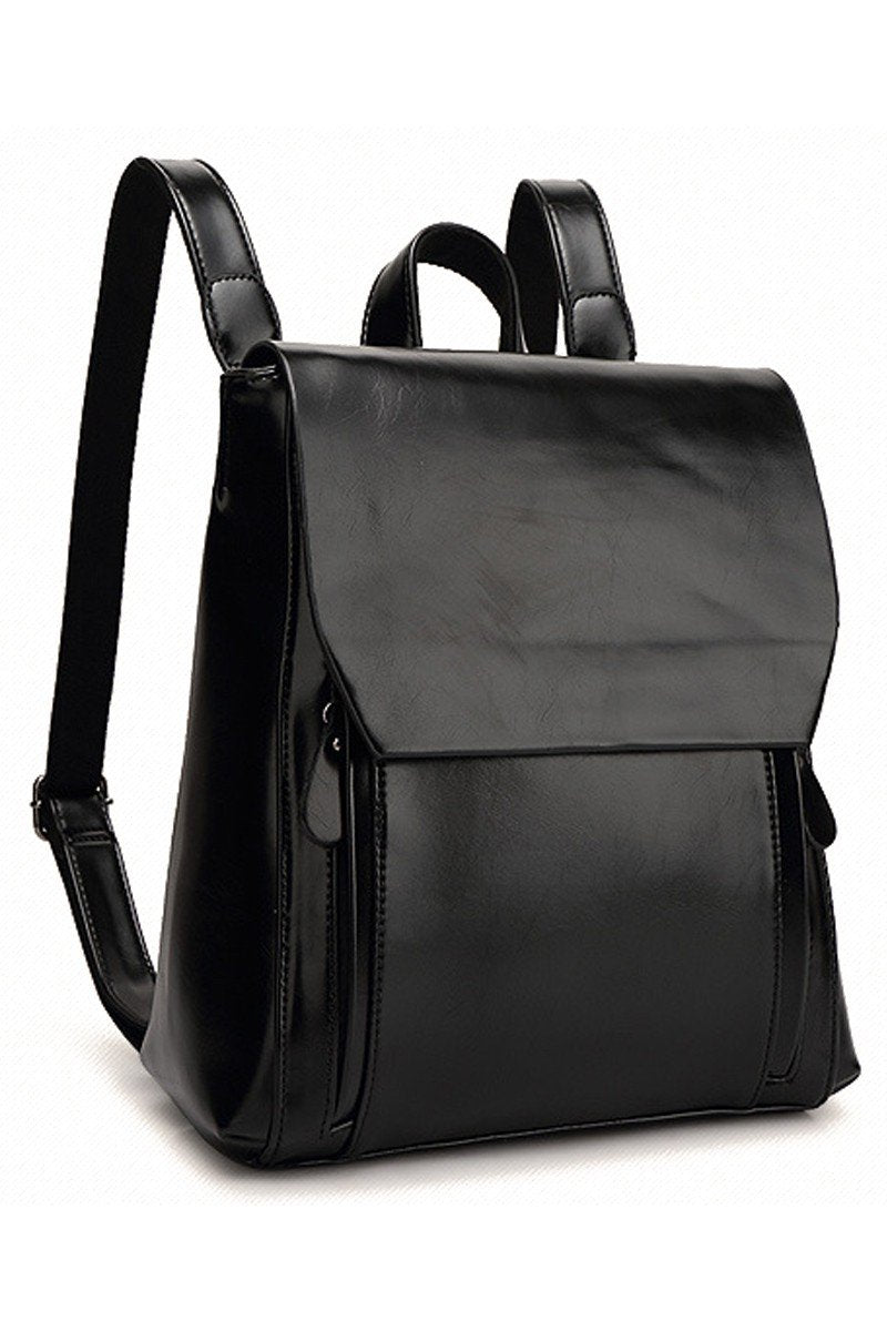 SOLID COLOR TREND FASHION BACKPACK