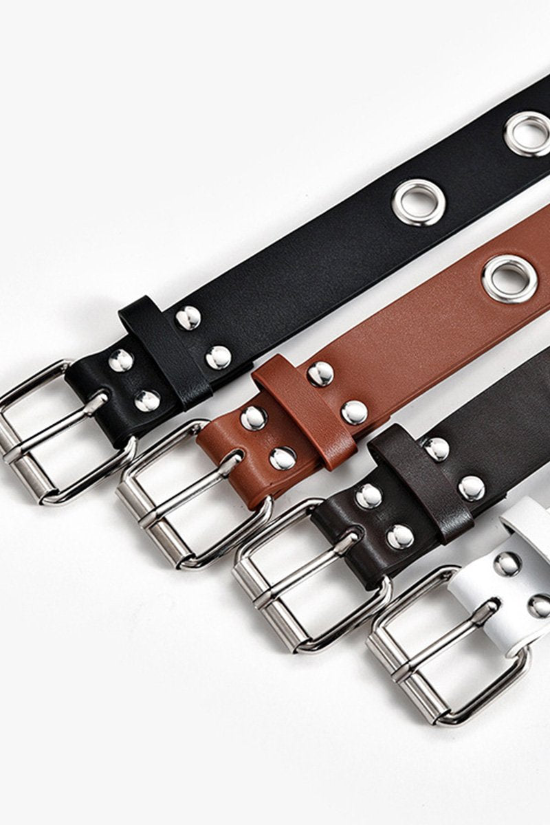 HOLE DETAILED CASUAL BELT
