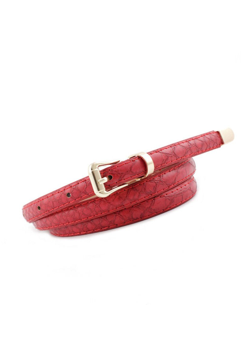 PATTERNED DANDY SLIM BELT