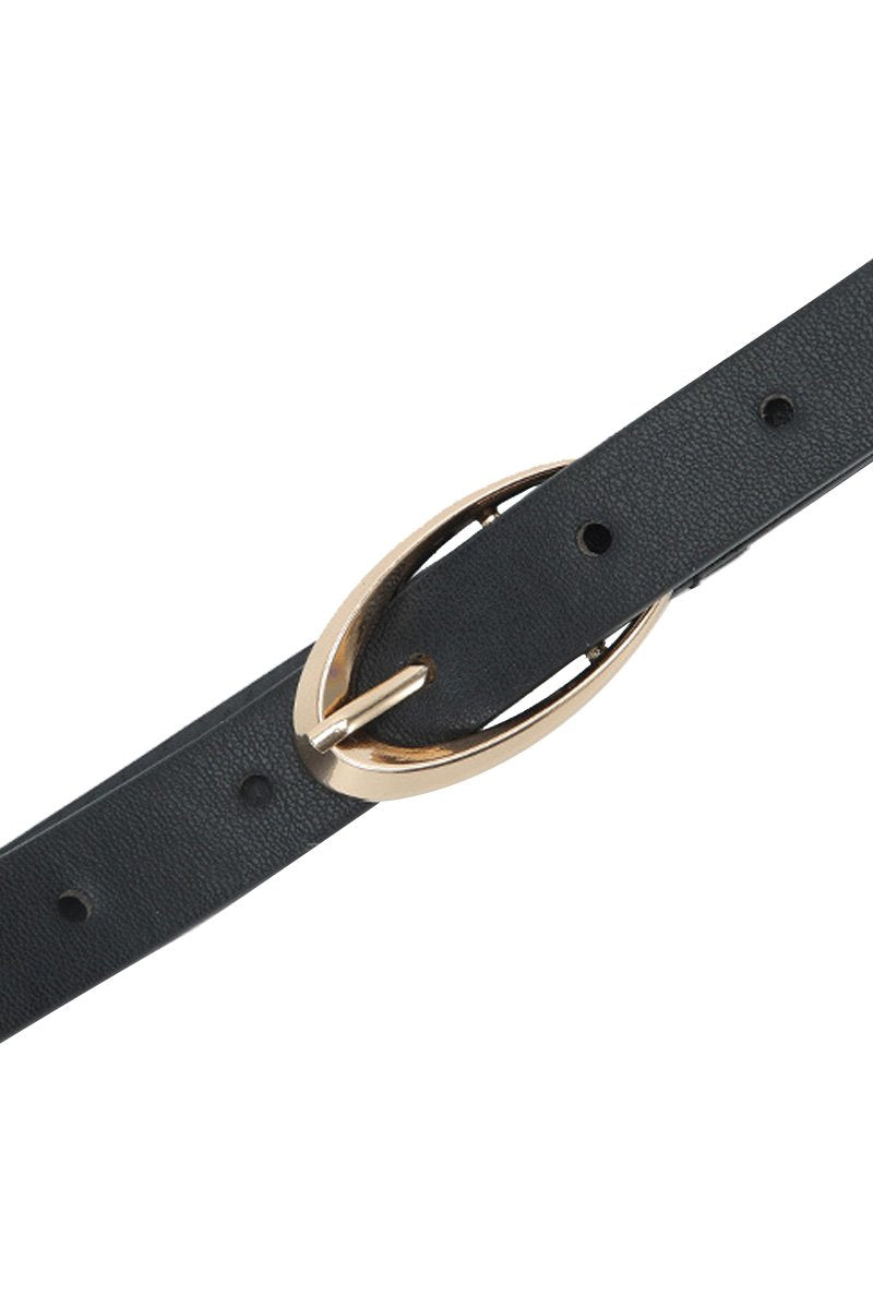 SIMPLE BASIC CASUAL LEATHER BELT
