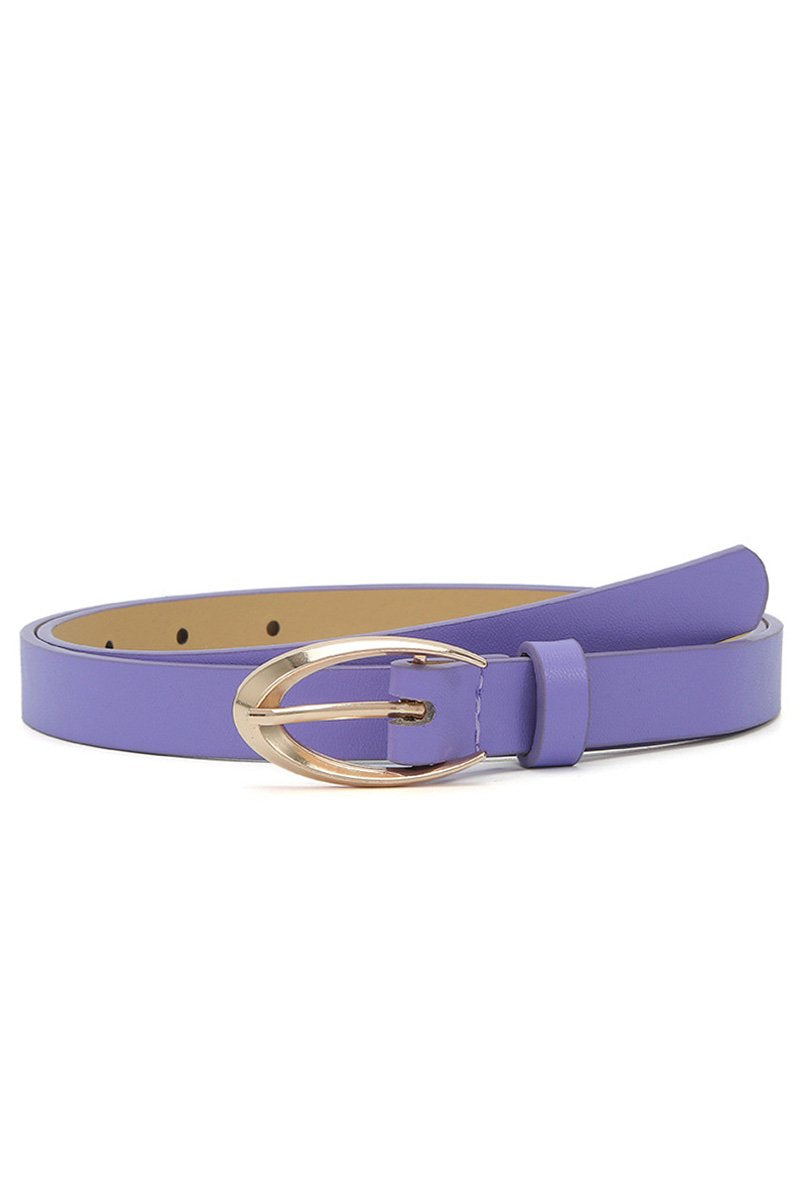 SIMPLE BASIC CASUAL LEATHER BELT